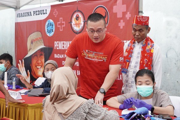 BAGUNA PDIP Jakarta Gelar Pemeriksaan Kesehatan Gratis untuk Korban Banjir